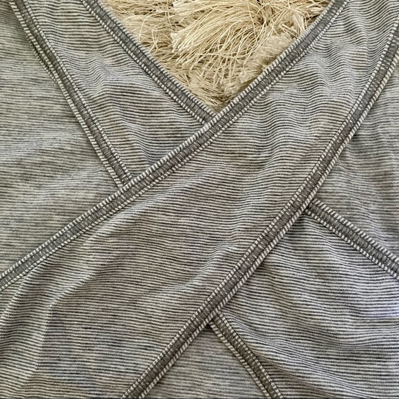 Lululemon Physically Fit Tank Wee Stripe Heathered Medium Grey - Picture 6 of 6